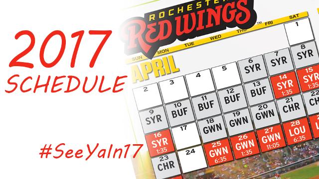 Red Wings Announce 2017 Schedule MiLB Red wings announce 2017 schedule milb