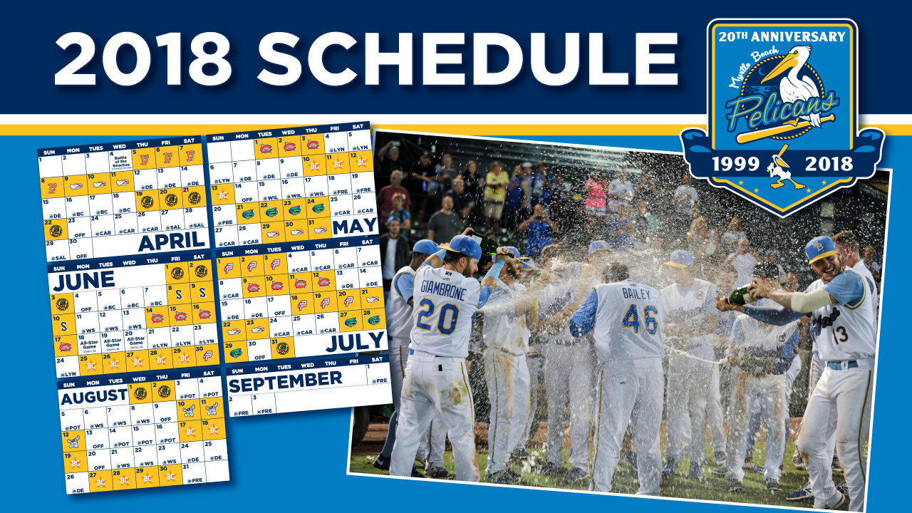 Pelicans announce 2018 schedule | MiLB.com