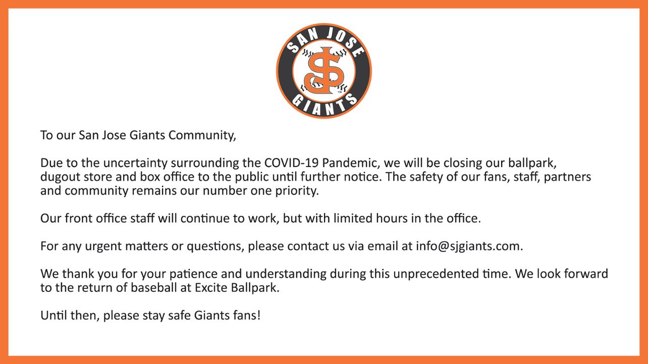 Excite Ballpark Closure