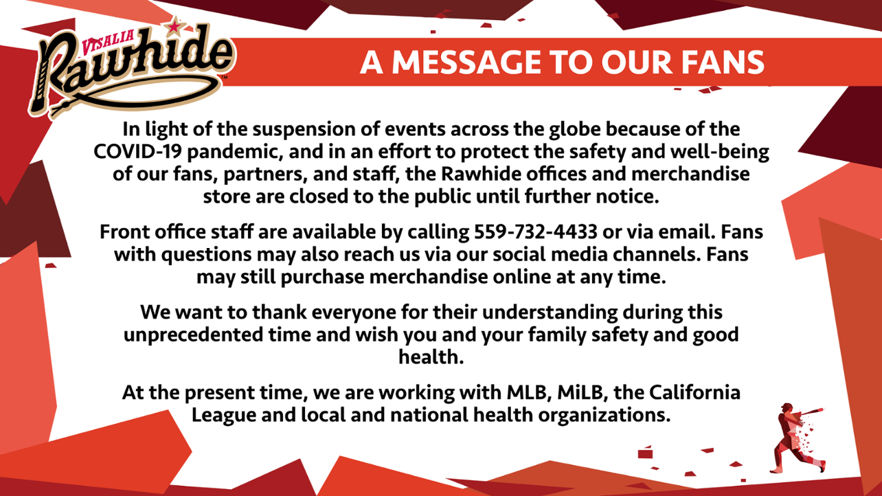 Visalia Rawhide | MiLB.com